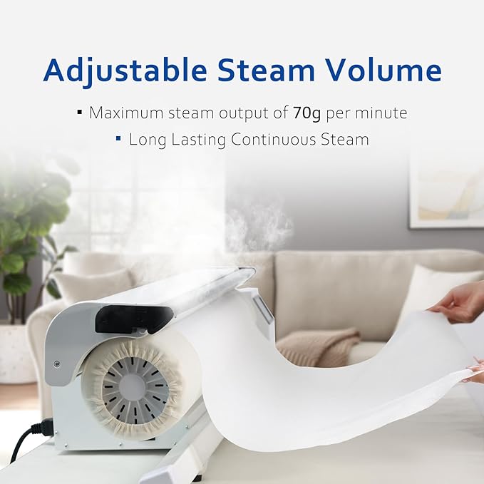 Rotary Roller Steam Press Iron, automatic ironing machine， Continuous Steam for Commercial Home Use. For Bed Sheet,Pillowslip，rotary garment iron (New Machine with stand)