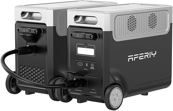 AFERIY P310 Expansion Battery Pack, Add 3840Wh LiFePO4 Extra Capacity | Compatible Only with AFERY P310 Main Unit | LiFePO4 Solar Generator for Extended Home Backup & Outdoor Camping