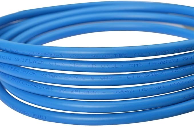 Superbat 3G 6G SDI Cable 200ft 75ohm BNC SDI Video Cable Belden 1694A Supports 6G-SDI 3G-SDI HD-SDI 4K/8K Video Security Camera Converter
