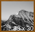 Frame It Easy 33 x 30 Hazel Wood Frame (Derby)