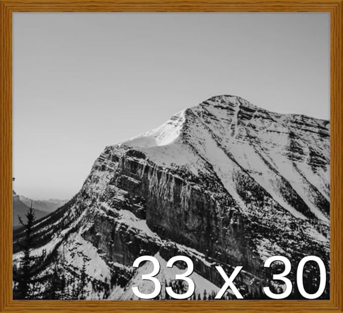 Frame It Easy 33 x 30 Hazel Wood Frame (Derby)