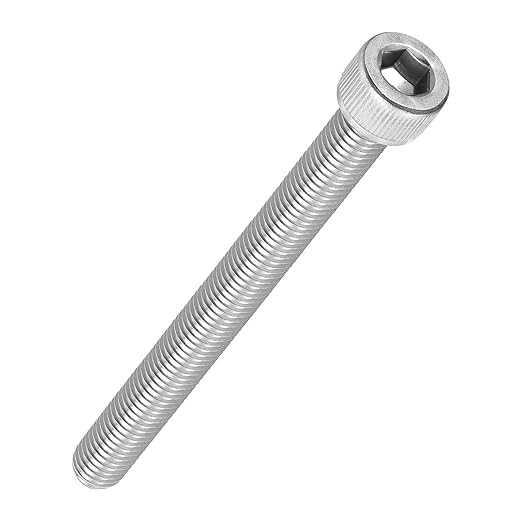 Kozelo 2pcs Socket Head Cap Screws - [M10-1.5 x 110mm] 304 Stainless Steel Allen Socket Drive for Electrical Motor 3D Printing Fan Engine Replacement Use, Silver