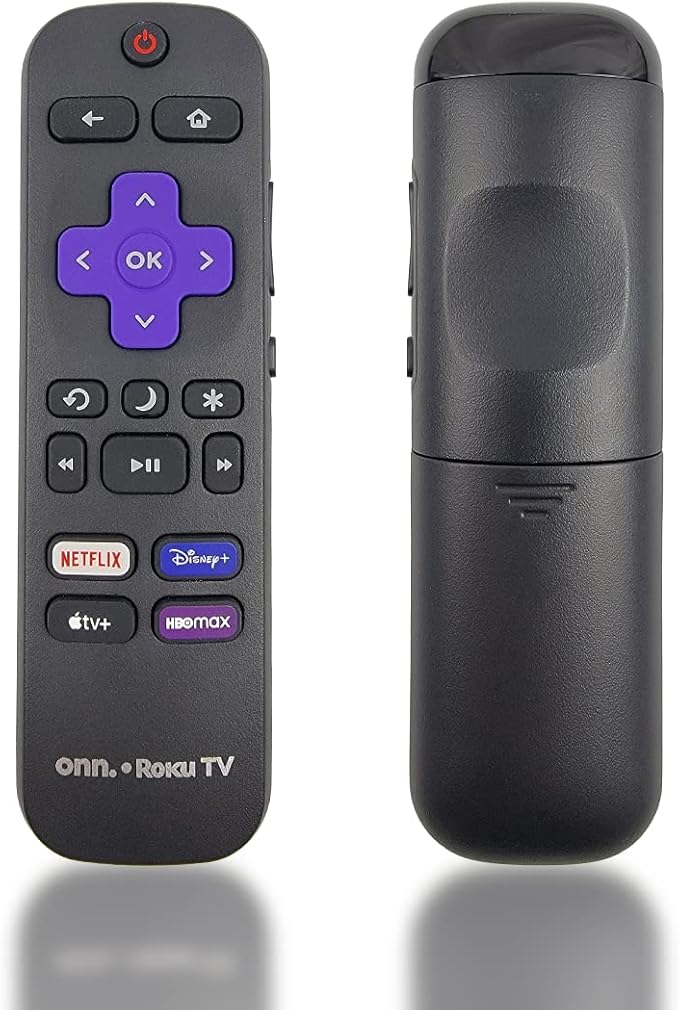 Ceybo OEM Replacement Remote Control for Roku Smart TV with Netflix, Disney+, Apple TV, and HBO Max Shortcut Keys