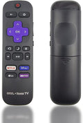 Ceybo OEM Replacement Remote Control for Roku Smart TV with Netflix, Disney+, Apple TV, and HBO Max Shortcut Keys