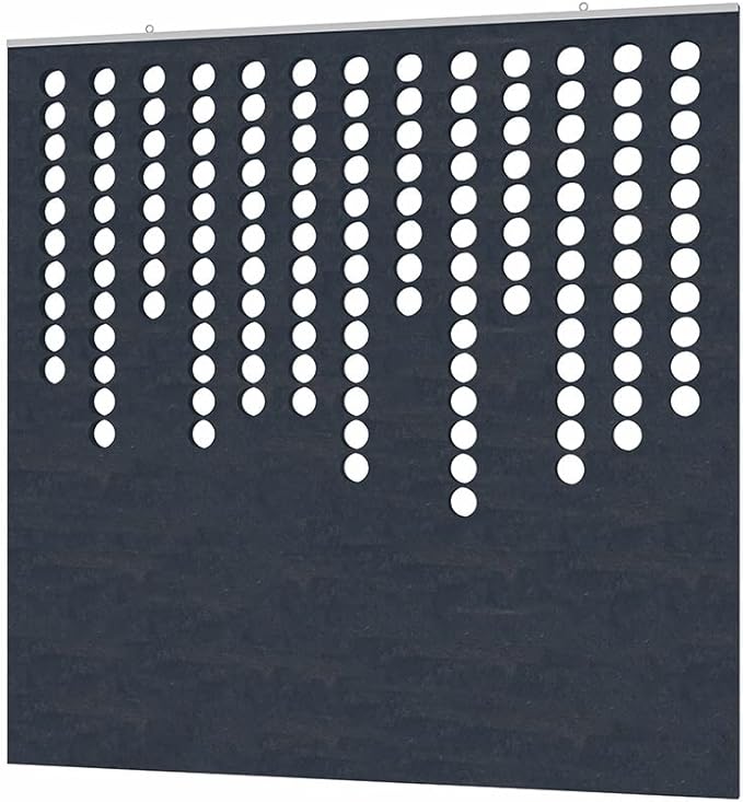 Escape Acoustic Wall Art | Matrix Design | Suspended Sound Proofing Panels | Eco-Friendly Recycled Material | 4X4 | Sand Dune