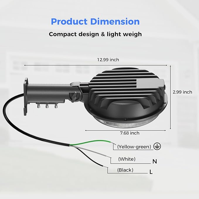 AIKVSXER LED Barn Light 160W Dusk to Dawn LED Outdoor Area Security Light with Photocell 24000LM IP66 Waterproof 6500K Daylight for Yard Street Farm Garden Garage 1 Pack