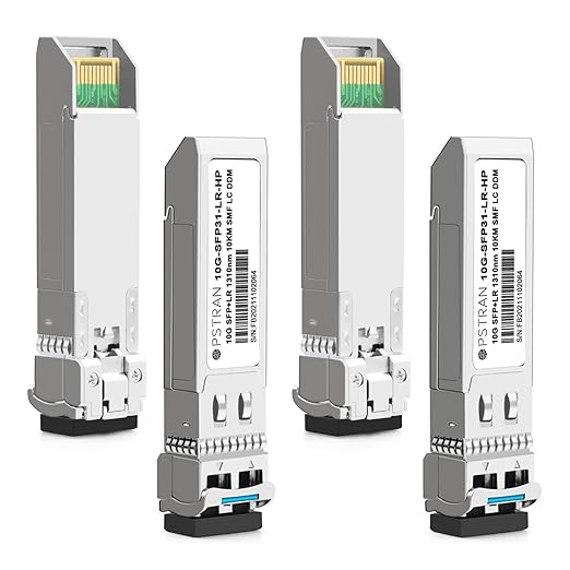 OPSTRAN 10GBASE-LR SFP+ Optical Transceiver Module Compatible with HPE Aruba J9151D J9151E JL749A J9151ECM /ProCurve J9151A 10G SFP+ LR 1310nm 10km DDM Duplex LC SMF 4 Pack