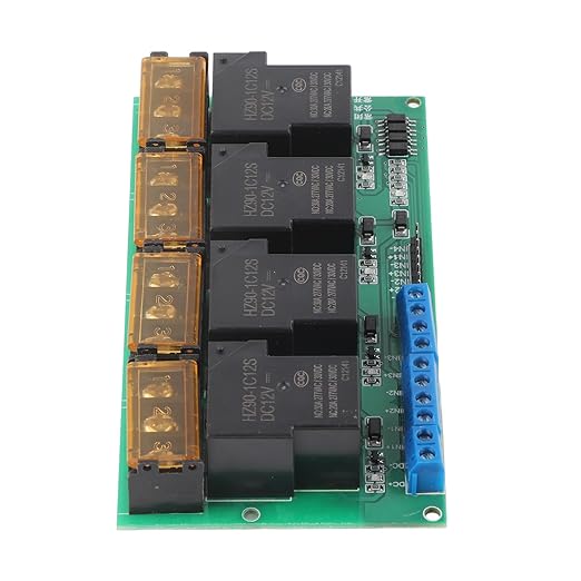 30A 4 Channel Relay Module Expansion Board for DSP AVR ARM (12VDC)