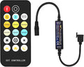 PAUTIX RF Remote Dimmer CCT Tunable COB LED Strip Lights,17-Key Wireless Remote and Controller DC 5-24V for CCT COB LED Tape Lights,Timer Function