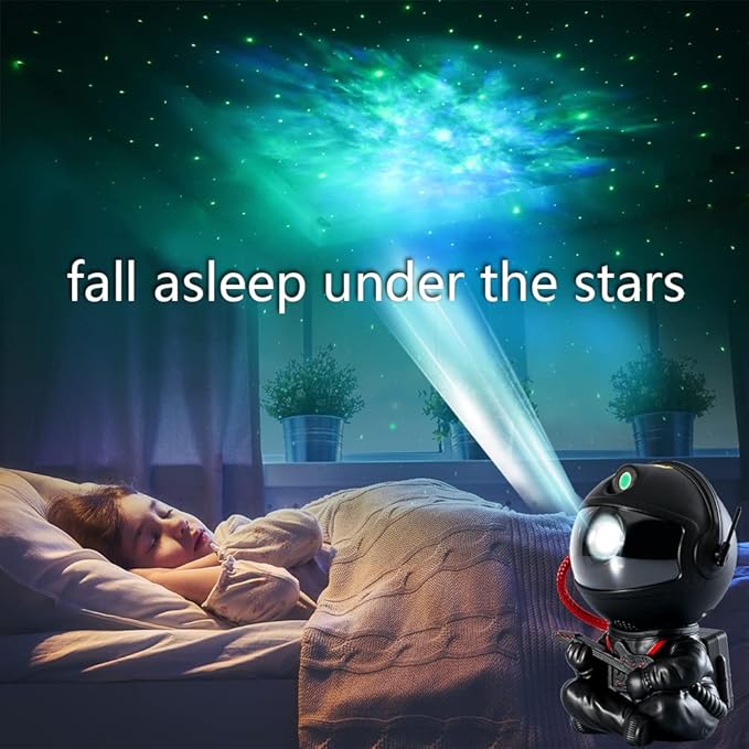 SHJQJJLBCQ Galaxy Projector, Astronaut Star Projector, Kids Night Light for Bedroom, Adult Playroom,Ceiling, Room Decoration
