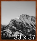 Frame It Easy 33 x 37 Russet Wood Frame (Derby)