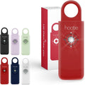 Hootie Personal Safety Alarm for Women, Men, & Kids - Keychain Alarm, Self Defense Strobe & Siren, Security Siren Keychain with 130dB Self Defense Siren & Strobe Light - Red