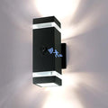 iYogaled Dusk to Dawn Motion Sensor Porch Light with 3 Lighting Modes, Modern Up Down Wall Sconce with GU10 Bulbs, Heavy Aluminum Exterior Light Fixtures for Entryway, Patio, Garage,ETL Listed