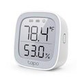 Tapo Smart Temperature and Humidity Monitor, 2.7" E-Ink Display, Swiss-Made Sensor, Real-Time Notification, Visual Graphics, Hub Required, White (T315)