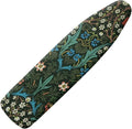 ZCFYGDX William Morris Ironing Board Cover Nylon Buckle Fastening Easy to Install Iron Decor Covers Standard with Elastic Edge Scorch Resistant Protective Covers for Iron Board 17x49 Vintage Print