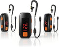 3 Pack Mini Walkie Talkies, Waterproof Small Walkie Talkies Two Way Radio with Earpieces for Outdoor, Restaurants, Hiking, Baseball, Hospital, Tourism, Adults