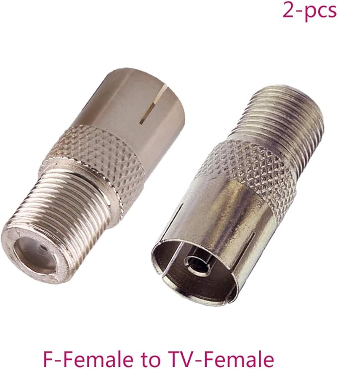 RedYutou F Type to TV Type Series （F Type Female/Male） to （TV Type Pal Male/Female） Coaxial Adapter Connectors (Pack of 8)