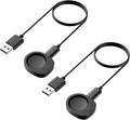 TiMOVO Dock Charger Compatible with Amazfit T-Rex 3/Balance 2, 3.3ft/1m Magnetic Replacement Charging Stand, Smartwatch Accessories, 2 Pack
