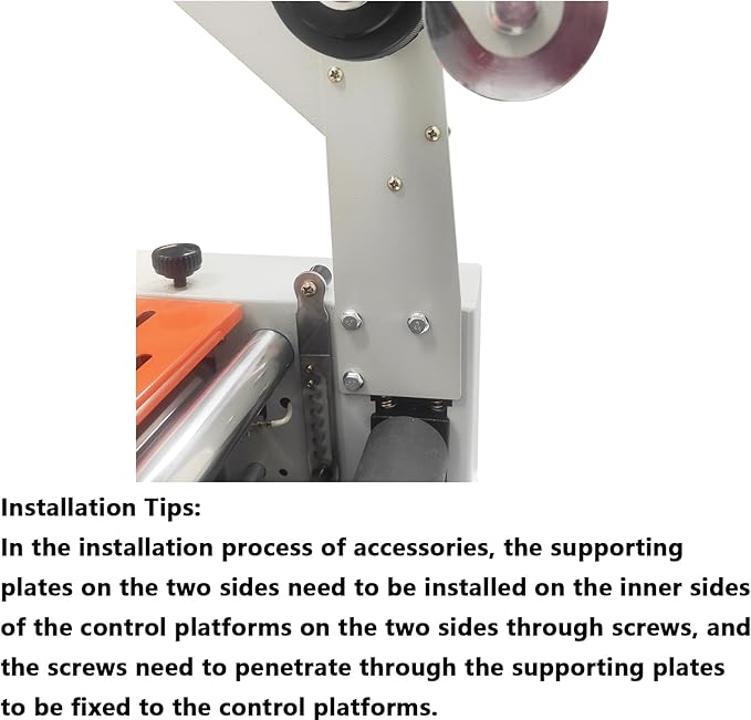 WYDDDARY 14.17"/360MM Electric Steel Roller Thermal Laminator with Slitting Cutter Hot Cold Roll Laminator Adjustable Temp 60-130℃ Electric Laminating Machine for Single/Double Sided Laminating 110V