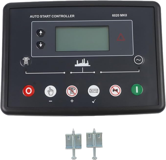 For Deep Sea DSE6020 MKII Generator Control Panel Module, Electronic Controller with LCD Display for Automatic Power Management and Monitoring