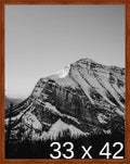 Frame It Easy 33 x 42 Russet Wood Frame (Derby)