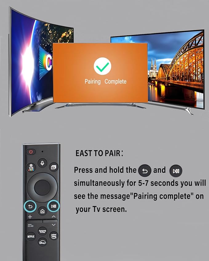 BN59-01385A Voice Universal Remote Control Replacement， for Samsung Smart TV Remote Control. 2018-2024 for Smasung Smart TV The Frame Crystal UHD Neo QLED 4K 8K (1)