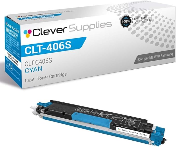 CS Replacement Toner Cartridge Compatible with HP PRO MFP M176 CF351A Cyan 130A Color M176 M177FW PRO M176N MFP M177FW MFP M176 100 MFP M176 MFP M177 100 MFP M177FW