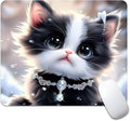 Cute Cat Square Mouse pad, Texture, Waterproof, Anti Slip Rubber Base, Computer Mouse pad, Laptop Mouse pad