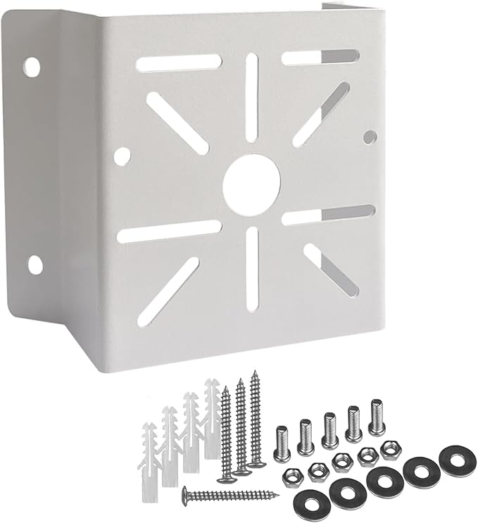 WiTi Universal Corner Mount for Security Camera, Solid Metal Mounting Corner Bracket for Wall Mount Corner, Suitable for CCTV Cameras LED Wall/Stage Lights, Solar Panels