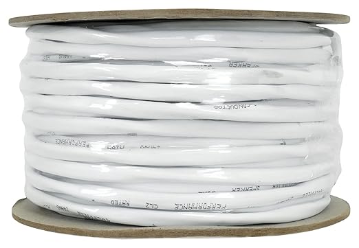 Rockville CL14-100-2 14 AWG 100ft Speaker Wire, CL2 Rated, 70V/100V Compatible, in-Wall/Ceiling, Oxygen-Free Copper, Low Resistance, Perfect for Home and Commercial Audio