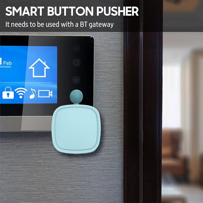 Irfora Mini BT Fingerbot Home Automation Controller APP Control Voice Control Schedule Timer Fingerbot Home Appliances Switch Pusher Smart Controller (BT Gateway Required)