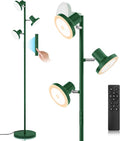 SIBRILLE 36W LED Tree Floor Lamp, Modern Dimmable Standing Lamp with Remote & Touch Control, 4 Color Temperatures, 3 Rotatable LED Light Floor Lamps for Living Room, Bedroom, Office