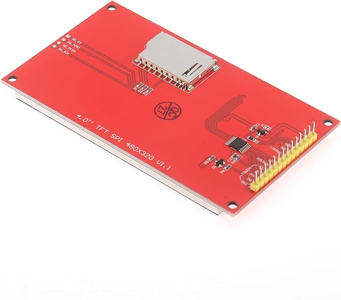 MELIFE 4.0" TFT Touch Screen, 480x320 LCD Display Module SPI ST7796S Driver for Arduino R3/Mega2560, with PCB 5V/3.3V STM32 & Touch Pen
