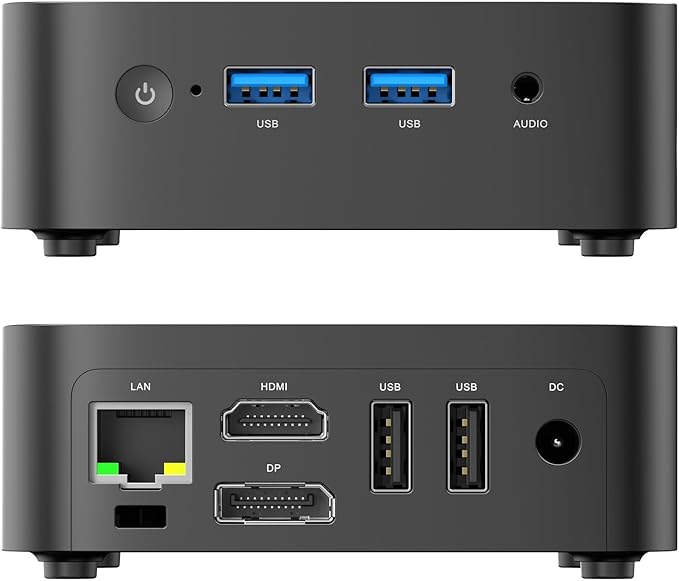 ACEMAGIC Mini Pc 11 Pro, Processor N95 (Beat N100/N150) up to 3.4 GHz Mini Computers, 16GB DDR4 512GB SSD, 4K Dual Display WiFi BT VESA Micro Small Pc for Business and Home, Mini Desktop