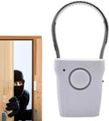 Door Alarm – ABS 120dB Battery Powered Vibration Sensor | Handle Entry Security Alert Device | Portable Indoor Anti Theft Protection for Travel Hotel Rooms Homes Apartments Glass Safety Use