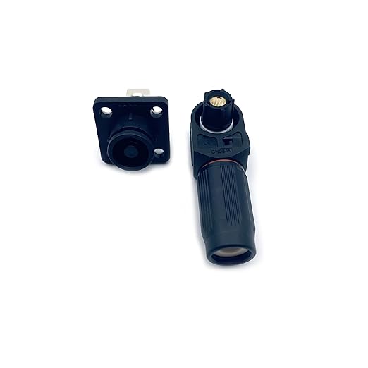 350A-450A 1500V Battery Energy Storage Connector, 120-185mm² High Current Connectors Quick Plug Terminal Black Right Angle Plug and Socket IP67 Waterproof Power Adapter Threaded Wiring
