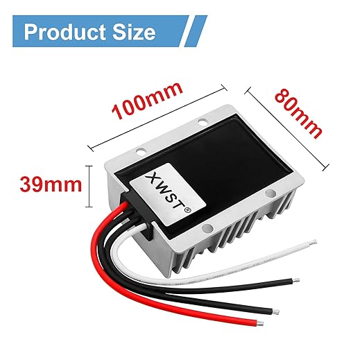 DC DC Stabilizer 9V-36V to 24V Boost Buck Converter 20A 360W Waterproof Power Supply Auto Step Up Down Voltage Regulator 24V Volt Transformer Module