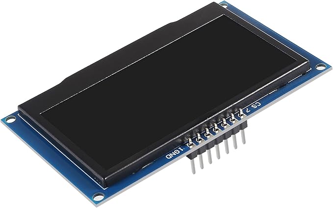 ACEIRMC 2.42 inch 128x64 OLED LCD Display Module SSD1309 7 Pin SPI/IIC I2C Serial Interface for Arduino UNO R3 (Green)
