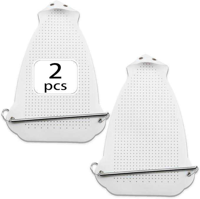 2025 Universal Iron Covers Anti scalding, Pressing Cloth for Ironing,Suitable for steam Ironing pad Accessories Made of fine Fabrics Such as Silk and Wool. 2-Pack (0.5mm)