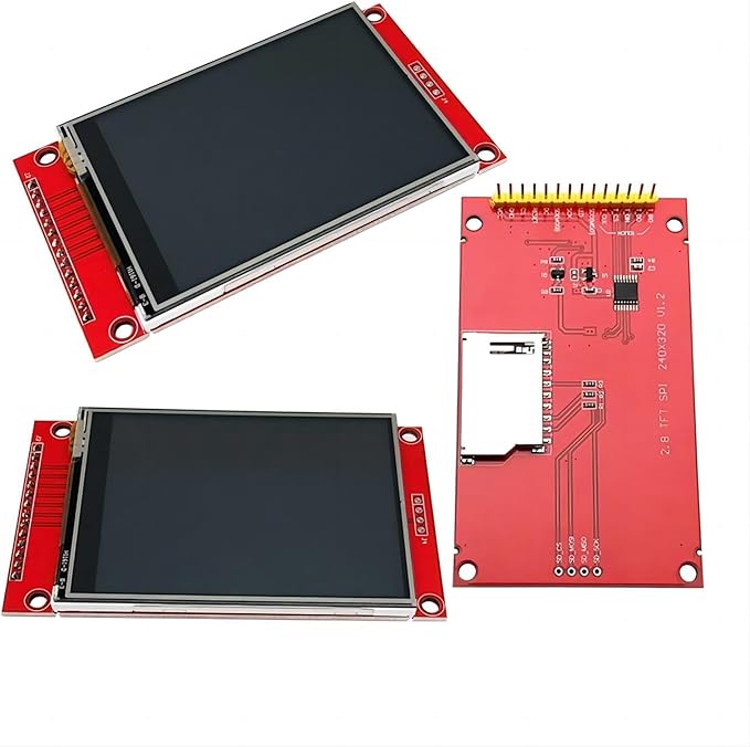 WWZMDiB TFT LCD Touch Display Module SPI Interface for Arduino (2.8", 320x240, ILI9341)