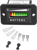 HUSUKU 48V led Battery Indicator 48 Volt Battery Meter led Voltmeter Gauge led Digital Voltmeter for Golf Cart Club Car EZGO Yamaha