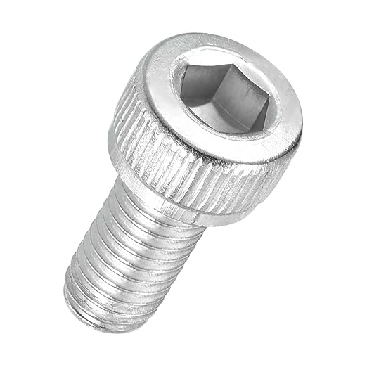 Kozelo 100pcs Socket Head Cap Screws - [M5-0.8 x 10mm] 304 Stainless Steel Allen Socket Drive for Electrical Motor 3D Printing Fan Engine Replacement Use, Silver