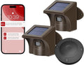 eMACROS Pro 3 Solar Driveway Alarm with Phone App-1/2 Mile Long Range Solar Wireless Driveway Alarm, Outdoor Wireless Weatherproof Motion Sensor & Detector, Idea Gifts for Christmas