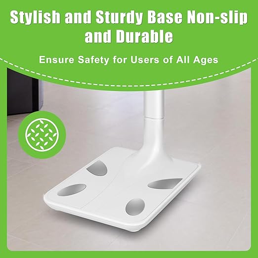 Smart Digital Physician Scale, 440lb/200kg Capacity Medical Scale for Body Weight and Height, Ultrasonic Digital Scale with BMI Body Composition Analyzer for Gym, Home, Hospital & Physicians