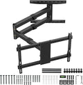 47” Extra Long Arm TV Wall Mount for 37-80 Inch TV, Full Motion Corner TV Mount with Extension Articulating Arm Swivel and Tilt, Max VESA 600x400mm, Fits 16" 18" Studs Up to 99 lbs