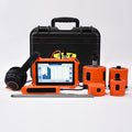 PQWT Underground Water Leak Detectors for Home and Outdoor PQ125D Wall Pipe Water Leakage Detection with Touchscreen Earphone and Carrying Case Multi Sensor Acoustic Pipeline Sound Intensifier