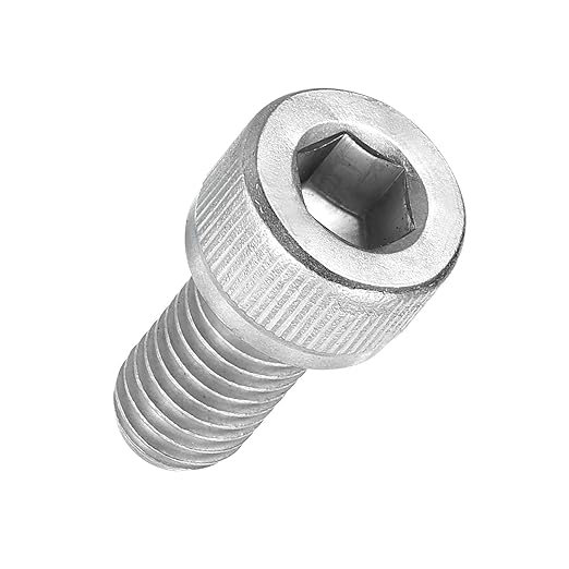 Kozelo 25pcs Socket Head Cap Screws - [M8-1.25 x 16mm] 304 Stainless Steel Allen Socket Drive for Electrical Motor 3D Printing Fan Engine Replacement Use, Silver