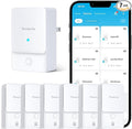 GoveeLife Premium Smart Water Leak Detector 2 with 1968ft Ultra-Long Range, WiFi Water Sensor with SMS/Email/APP Push and Sound Alarm, 5-Year Battery Life, Suitable for Home, Basement, Kitchen, 6 Pack
