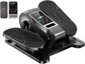 Under Desk Elliptical Machine, Electric Seated Pedal Exerciser, Min Leg Exerciser with Remoter, 12 Level Speeds, Forward & Reverse Direction, Manual & Auto Mode for Home Office