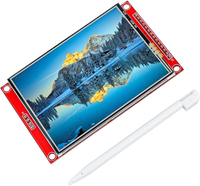 Hosyond 3.2 Inches TFT LCD Touch Screen Shield Display Module 320x240 SPI Serial ILI9341 with Touch Pen Compatible with Arduino R3/Mega2560 Development Board